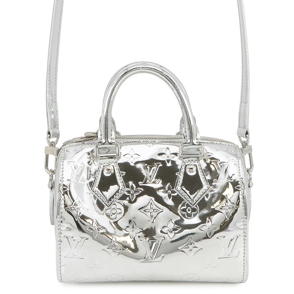 Louis Vuitton Monogram Miroir Speedy Bandouliere Handbag Shoulder